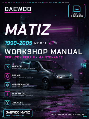 Daewoo matiz 1998 1999 - 1998, 2000