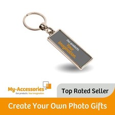 Blank Metal Photo Keyring 50 x