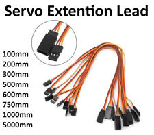 Servo Extension Leads Cables Wires Futaba JR Hitec RX Receiver FBL GYRO LOGIC-RC