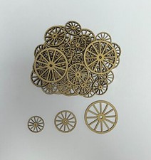 Wooden MDF Old Coach Cart Wheel Craft Blank Embellishments Craft Shapes Gift
