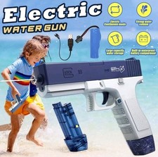 Electric Water Gun Automatic Water Pistol Powerful Water Sprayer Squirt Gun Gift