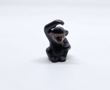 LEGO MONKEY BLACK Chimpanzee Reddish Brown Face 95327pb02 ZOO NEW RARE BAM (A2)