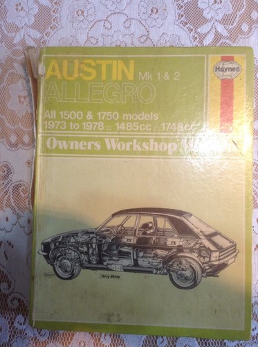 Austin allegro 2 haynes - mk, &