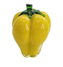 Yellow Bell Pepper Art Glass
