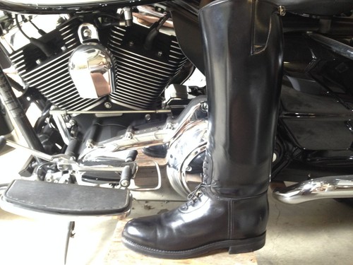 Leather motorcycle police - motorcycle,