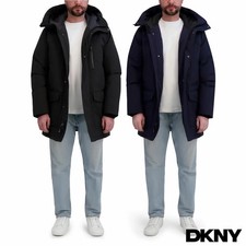 DKNY Mens Down Parka Jacket