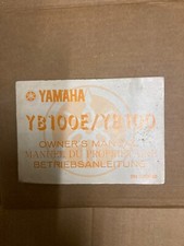 Yamaha YB100E YB100 Owners Manual