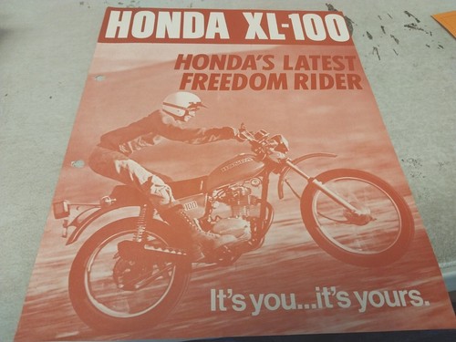 1970s honda 100 motorcycle - xl,