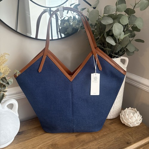 Vegan denim tote bag - m&s,