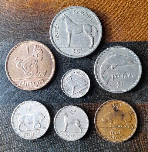 Ireland eire coin - ireland, set