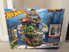 Hot Wheels City Ultimate Garage Playset 91cm Tall T-Rex Dinosaur Ages 5-8 GJL14
