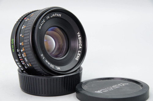 Yashica 50mm lens c - f2, c/y