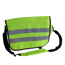 Hi Vis Yellow Messenger Bag