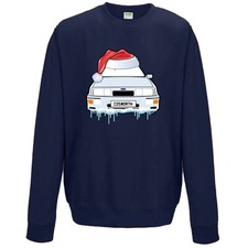 IconicAF Santa Hat Mk1 Sierra RS Cosworth mens Christmas Sweatshirt Jumper Gift