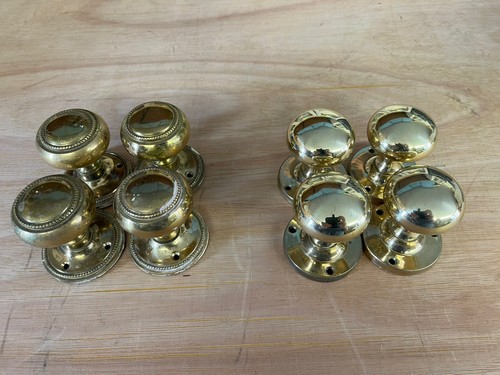 Brass door knobs - 8,