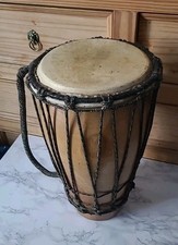 Wooden Drum (Djembe) Drum - Size Height 50 cm X Top 25cm - Musical Instrument