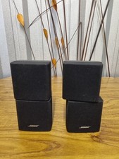 2 X BOSE BLACK DOUBLE CUBE