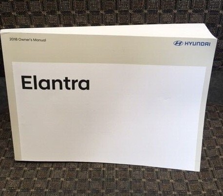 2018 hyundai elantra - elantra, owner's