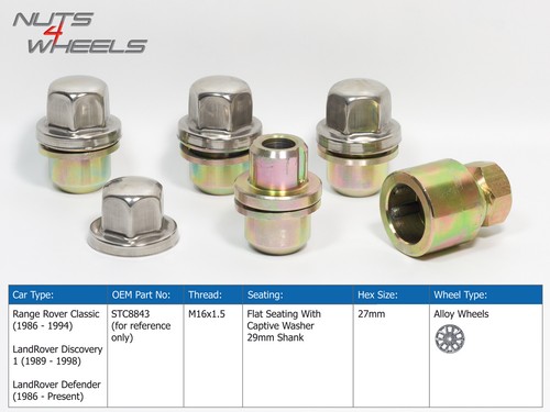 Chrome oem style locking - x,