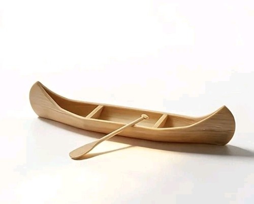 Scale dugout canoe model - canoe,