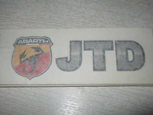 Abarth jtd car sticker - jtd,