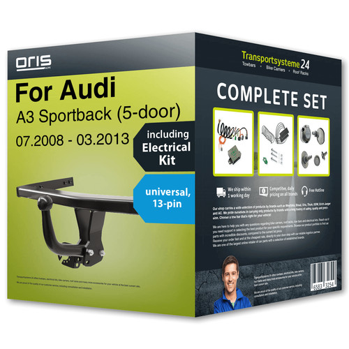 Towbar fixed for audi - for,