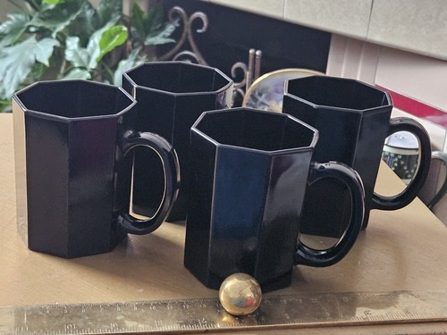 Vintage arcoroc octime black - vintage,