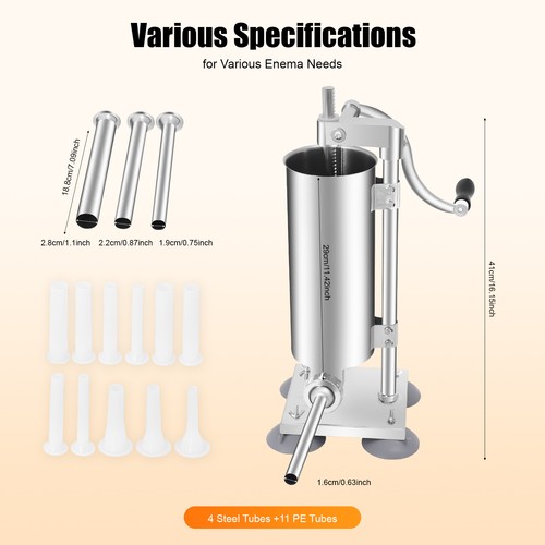 Commercial sausage stuffer - 3l,