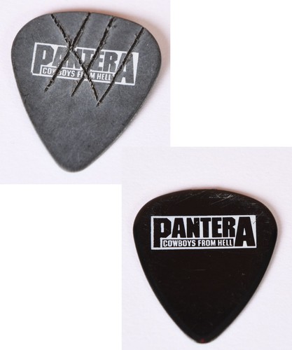 Vintage guitar picks - guitar, picks-pantera
