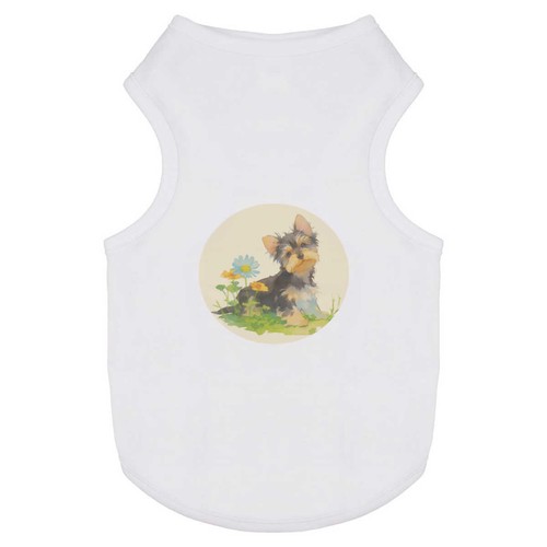 Cute yorkshire terrier puppy - terrier,