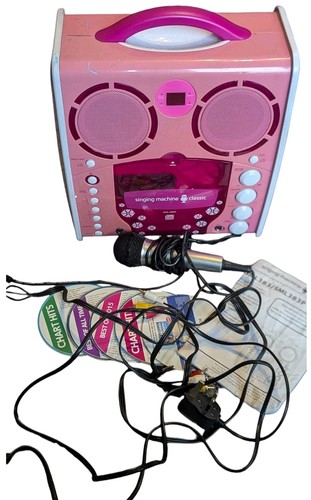 Singing machine classic - singing, pink
