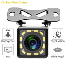 12LED HD Car Rear View Camera 170° Reversing Parking Cam Night Vision Waterproof