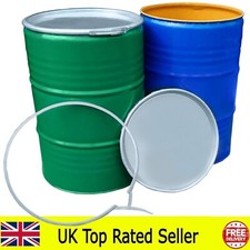 205L 45 GALLON SHIPPING DRUM SHIPPING BARREL, OIL DRUM CONTAINER BIN, STEEL DRUM