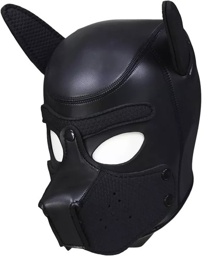 Faux leather adults puppy hood - faux,