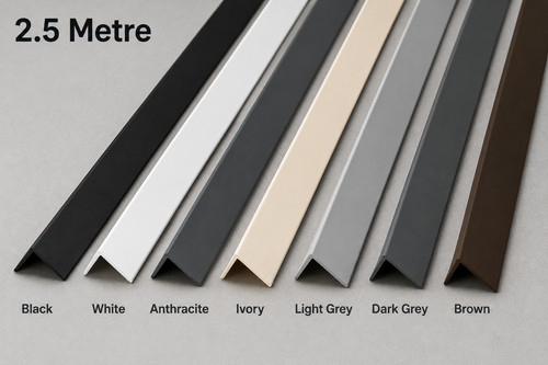 Pvc corner angle trim 5m - corner,