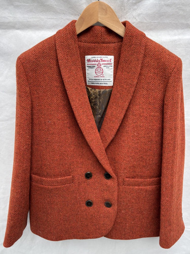 Ladies orange herringbone - orange,