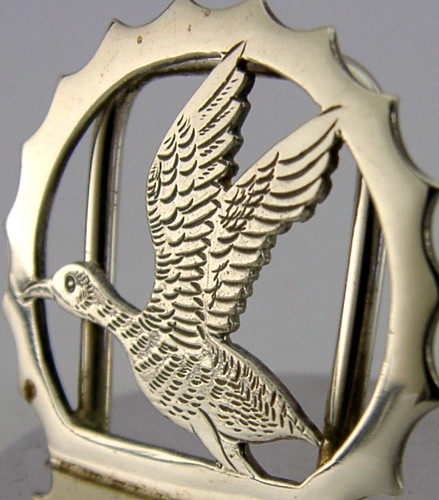 English sterling silver duck - silver,