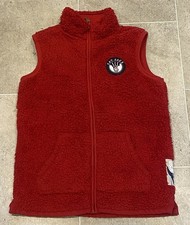 Fat Face Boys Red Fleece Gilet Bodywarmer - Age 10-11yrs 