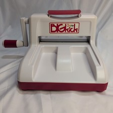 Sizzix Big Kick Die Cutting Embossing Machine Red White Classroom Home Crafting