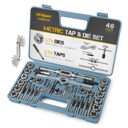 Tap and die set 40pcs - set, metric