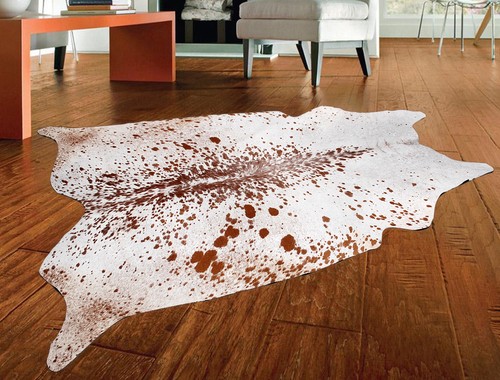 100 genuine cow hide rug - 100%,