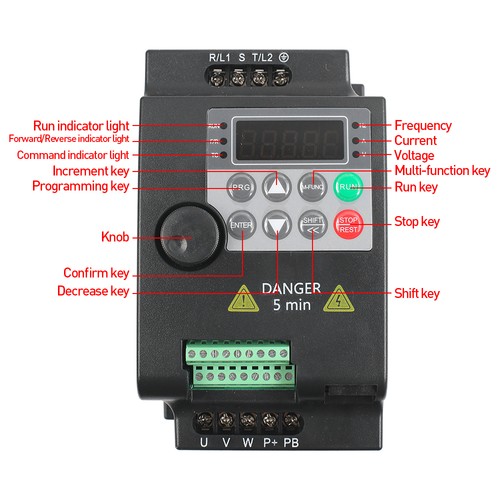 2kw 3hp 220v variable - 2.2kw,