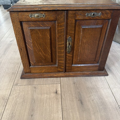 Antique desk top oak writing - antique,