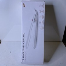 T3 SinglePass 1" Flat Iron Straightener - White