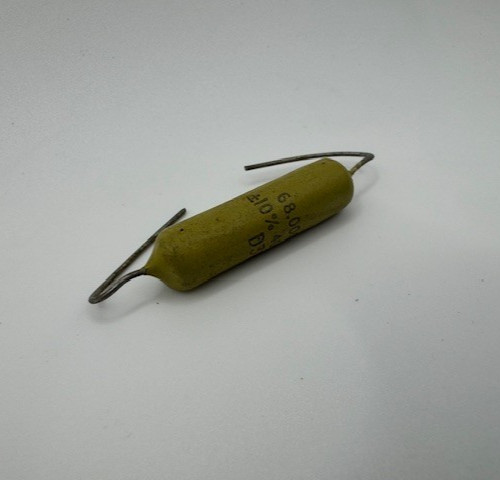 Nos mullard mustard capacitor - mustard,
