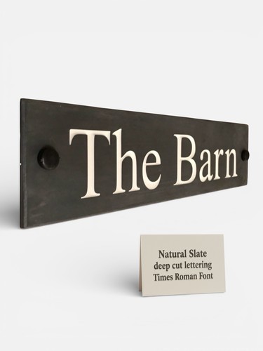 Deep engraved natural slate - deep,