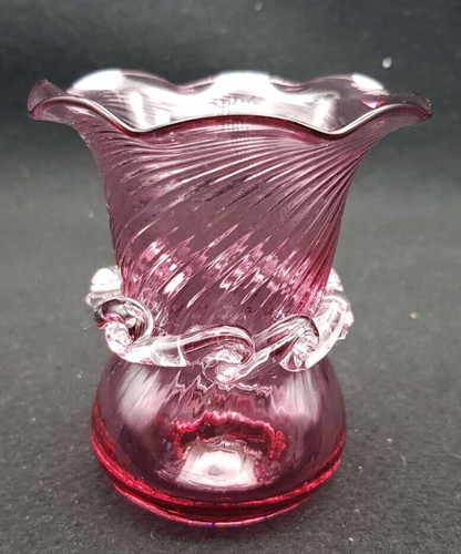 Vintage cranberry style - vintage, glass
