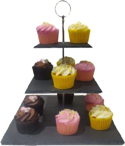 Tier natural slate cake - sq,