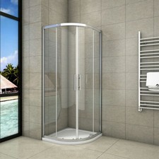 1850mm Quadrant Shower Enclosure and Tray Corner Cubicle Easy Clean Glass