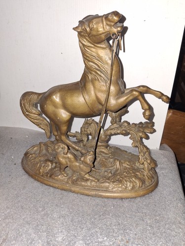 Marley horse spelter oval - marley, base
